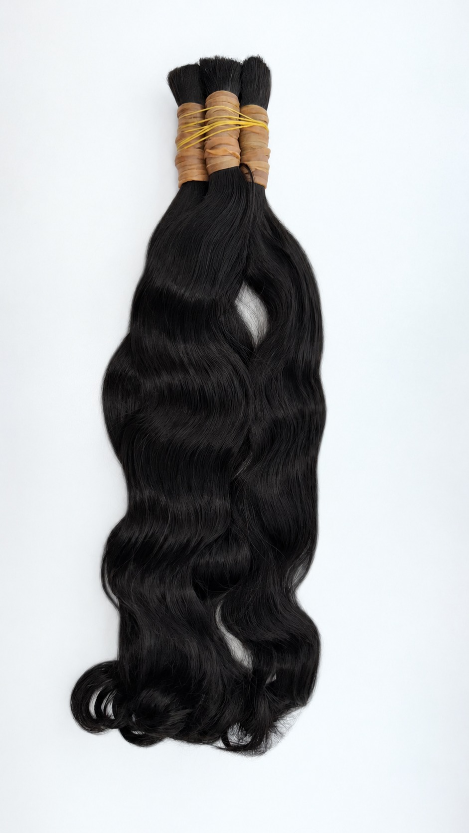 Cabelo Vietnamita liso ondulado real